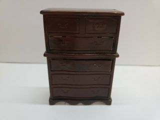 Renwal Vintage Miniature Dollhouse Chest Of Drawers