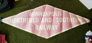 Minneapolis Northfield And Southern (mn&s) Decal 74 " Long
