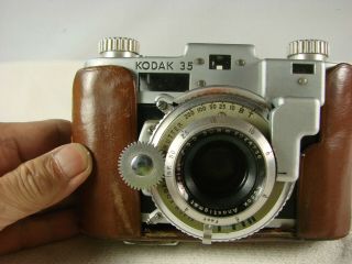 Vintage Kodak 35 Camera With 50mm Anastigmat Special F/3.  5 Lens,  With Case