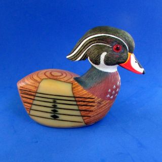 Wood Duck Made From Vintage Wilson 4350 Golf Club Head - Signed By Jim Loebach