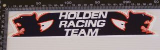 Vintage Holden Racing Team Souvenir Car Bumper Sticker Hrt Merchandise