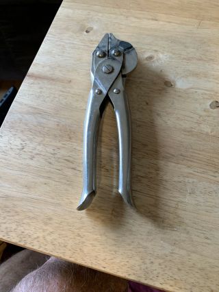 Vintage Sargent & Co Grip Snip Pliers Wire Cutters - 8 Inch