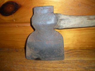 Vintage Hand Forged Broad Axe / 1800 