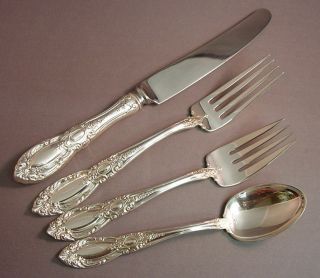 King Richard - Towle Sterling 4 Piece Lunch Place Setting (s) - French Blade