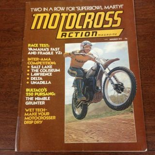 Motocross Action November 1973 Vol 1 No.  5 Bultaco 250 Yz360 Superbowl Of Mx Vmx