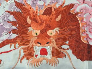 Handwoven Silk Chinese Embroidery - 9 Dragons (200 Cm X 91 Cm) 1