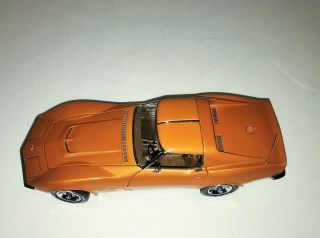 1/24 Diecast Danbury 1972 Corvette Coupe Ontario Orange 454 Big Block T - Top 2
