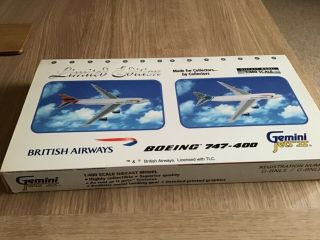 Gemini Jets 1:400 B747 - 400 British Airways Twin Pack.  Wunala Nalanji Gjbawset2