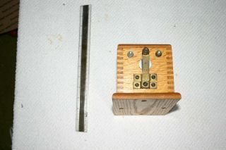 Vintage Cenco Instruments Spark Gap Generator Coil Dovetail Box