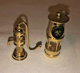 Vintage Brass Hungary Firehouse Lantern Doll House Miniatures