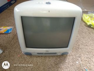 Collectible Vintage Apple iMac Computer—blue,  hardly w/ Keyboard And Mouse 2