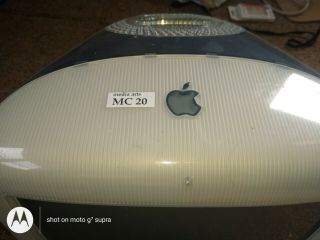 Collectible Vintage Apple iMac Computer—blue,  hardly w/ Keyboard And Mouse 3