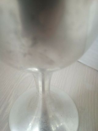 Gorham 272 Sterling Silver Water Wine Goblet,  No Monogram Holloware 3