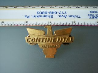 Continental Airlines Cap Badge,  1950 