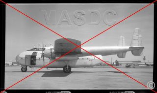 227 - B&w 616 Aircraft Negative - C - 82 Packet Nasa - 107 44 - 23056 - 1950s