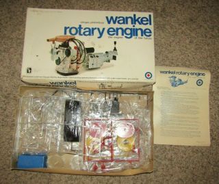 Vintage Entex Mazda Wankel Rotary Engine Model Kit 1/5th Scale W/ Box