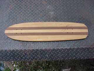 Vintage Wooden Skateboard Project,  Board Only,  28 Inches