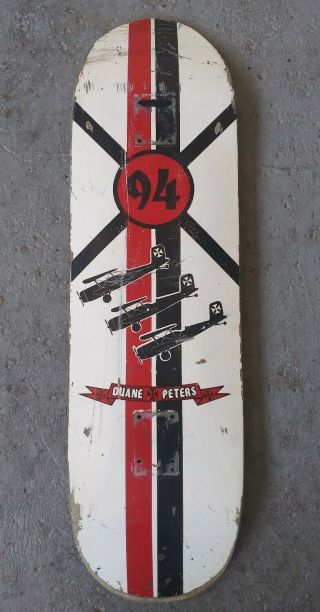 Rare Vintage Duane Peters 1994 Think Skateboard Santa Cruz Natas Grosso Hosoi
