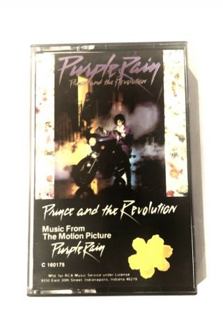 Prince And The Revolution Purple Rain Soundtrack Vintage Cassette Tape