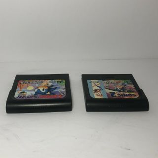 Vintage Sega Game Gear Sonic The Hedgehog & Sonic The Hedgehog 2 Video Games 3