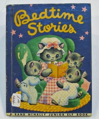 Bedtime Stories Vintage Rand Mcnally Junior Elf 1951 Miriam Clark Potter Vg,