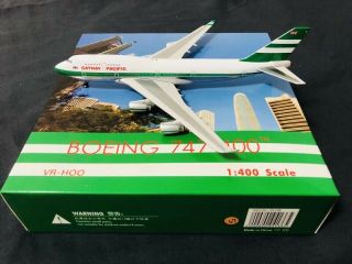 Phoenix Models 1:400 Cathay Pacific 747 - 400 Vr - Hoo (polished)