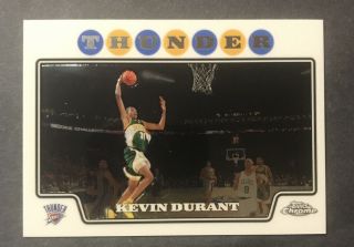 2008 - 09 Topps Chrome Kevin Durant 2nd Year