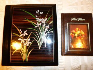 Vintage 3x5 " Asaki Paperwhites Flower Photo Album 48 Pictures,  32 Photo Mini