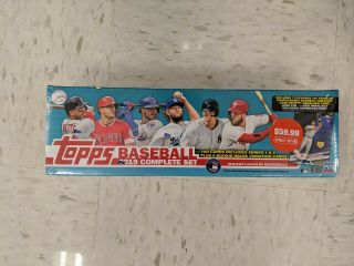 Hot 2019 Topps Baseball Complete Set Factory Box Tatis Jr Inside