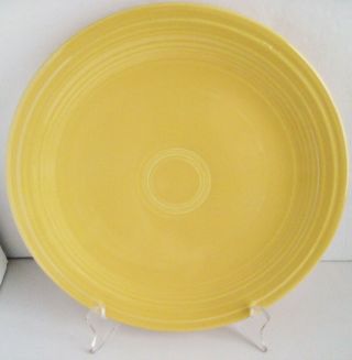 Vintage Fiesta Yellow 9 1/2” Luncheon Plate Fiestaware