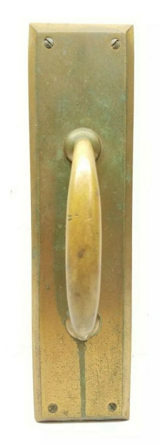 4 Vintage Large Brass Door Handle Or Pull Use On Sliding Door Patina Industrial