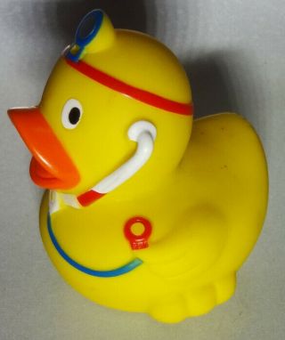 Doctor Rubber Duck 3 " Ducky Stethoscope Head Mirror Lighted Scope Vintage