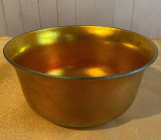 Antique Steuben Aurene Iridescent Art Nouveau Glass Bowl