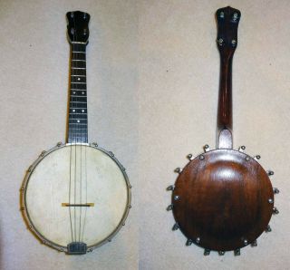 Awesome Antique 1920s Slingerland Maybell Small Banjo Uke Ukulele Mandolin
