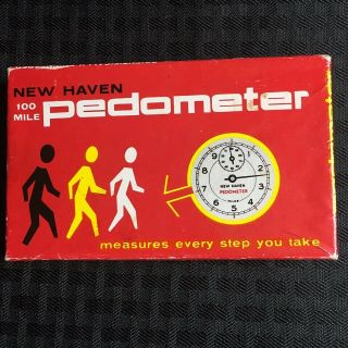 Vintage Haven 100 Mile Pedometer And Instructions Usa