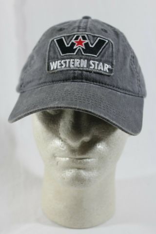 Western Star Trucks Gray Hat Vintage 18 Wheeler Trucker