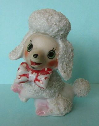 Fab Vintage Retro Cute Kitsch Poodle Dog Ornament - Foreign