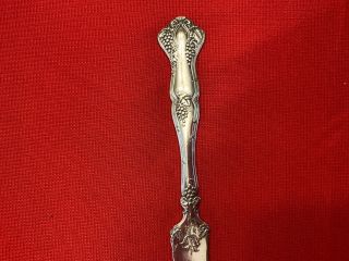 VINTAGE by 1847 Rogers Bros.  Silverplate Grape BUTTER SPREADER 1904 3