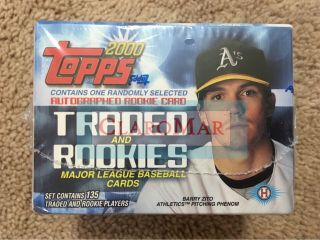 ☀️ 2000 Topps Traded & Rookies Major League Baseball Mlb Cards