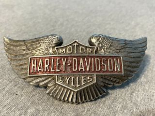 Vintage 1973 Harley Davidson Belt Buckle Collectible Motorcycle Memorabilia