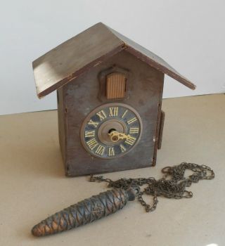 Old Vintage Antique Regula German Cuckoo Clock Germany