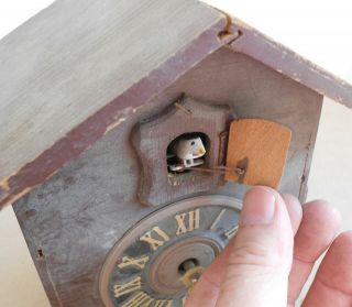 Old Vintage Antique REGULA German Cuckoo Clock Germany 3