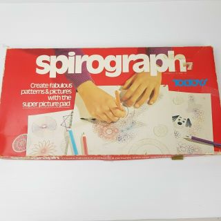 Spirograph Set Vintage Toltoys Incomplete