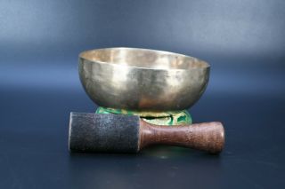 Old Tibetan Singing Bowl Chakra Handmade Antique Meditation Buddhist Nepal Bowls