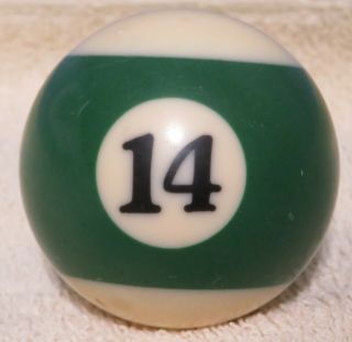 Vintage Replacement Pool Ball Billiards 14 Gear Shift Cane Topper Small Ball