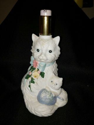 Vintage 1992 House Of Lloyd Mommy & Kitten Soap,  Gel Or Lotion Dispenser,  Vguc