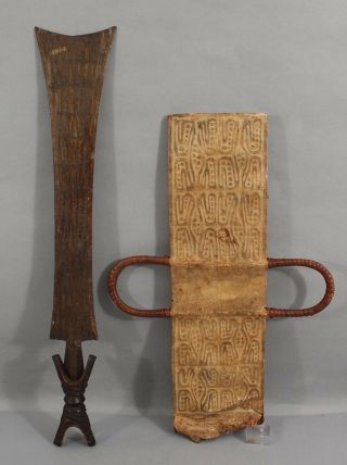 Antique Ilwoon War Sword & Scabbard,  Bushoong Tribe Congo Africa