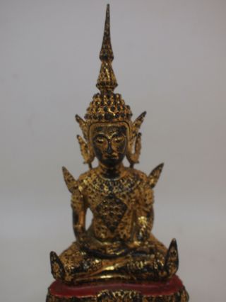Thai Rattanakosin period gilt bronze Buddha 2