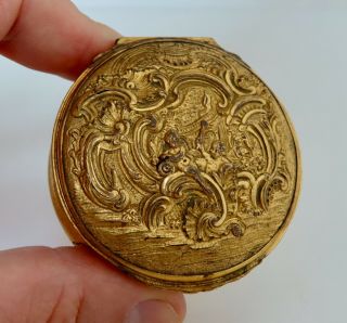Antique Gilt Bronze Ormolu Trinket Box - 80467