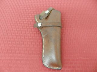 Bucheimer Holster; Rh; Fits 4 " - 6 " Revolver; Safety Snap; Vintage; Leather